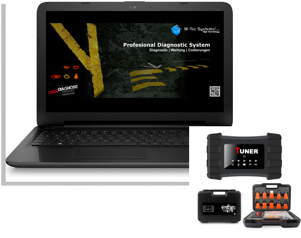 LKW Diagnose Notebook Gerät - Brotos® Pro-Modul LKW OBD2 für fast alle LKW mit Tiefendiagnose